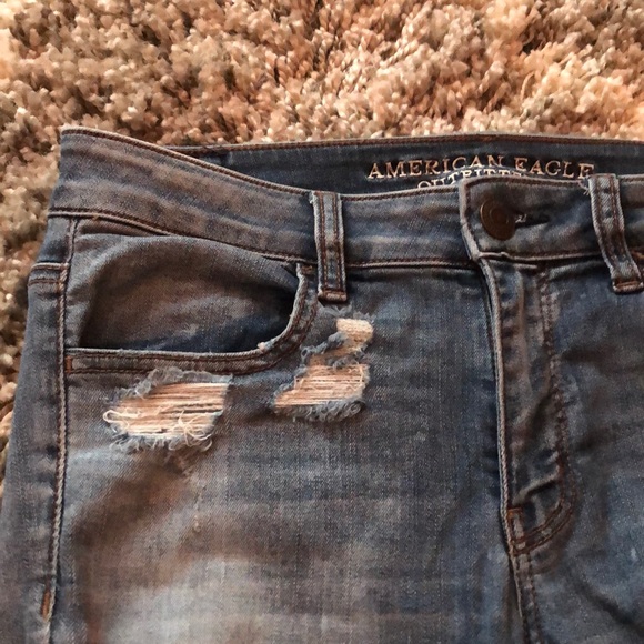 American Eagle Jeggings (Ripped - Picture 1 of 5